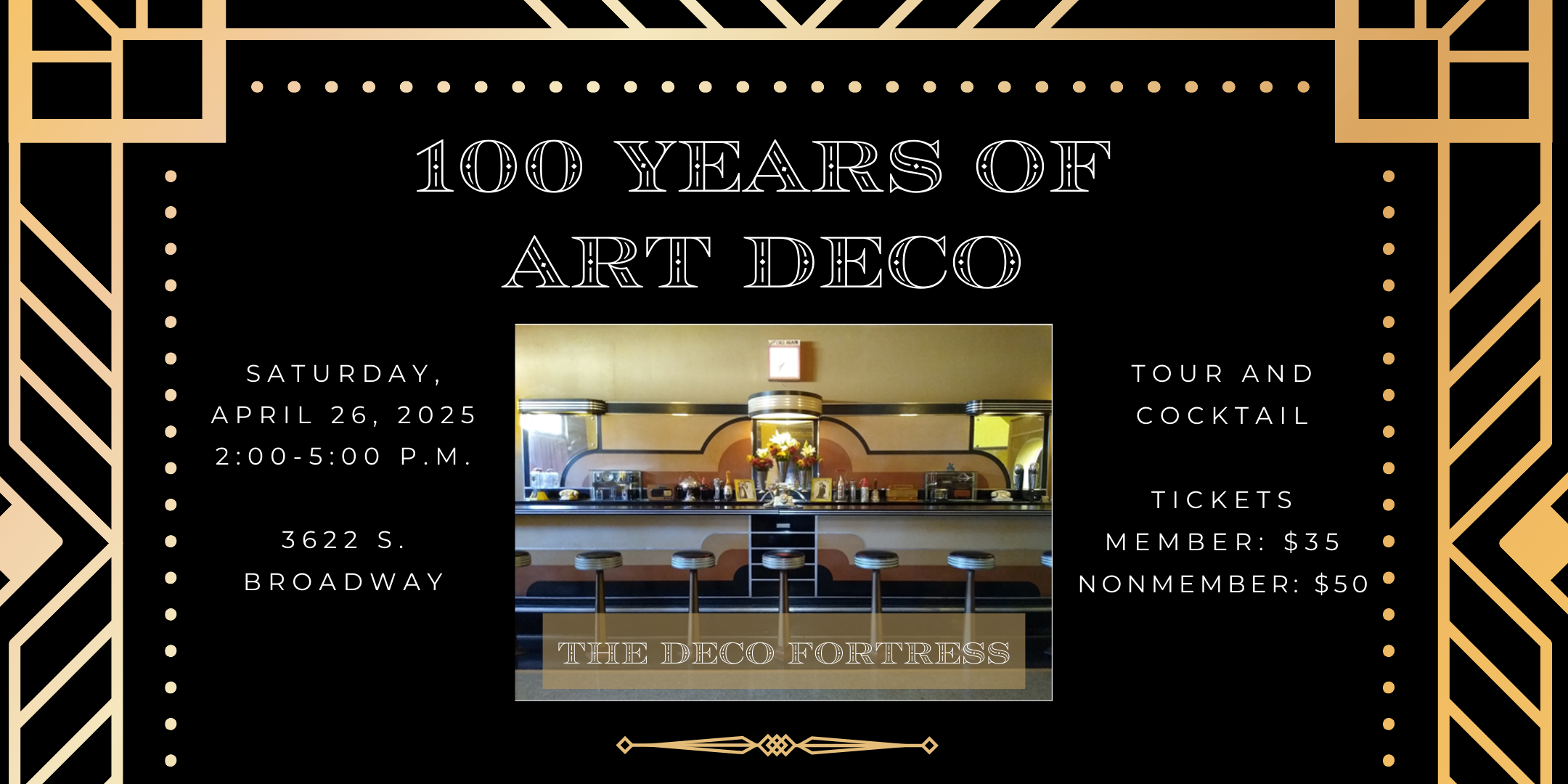 100 Years of Art Deco banner